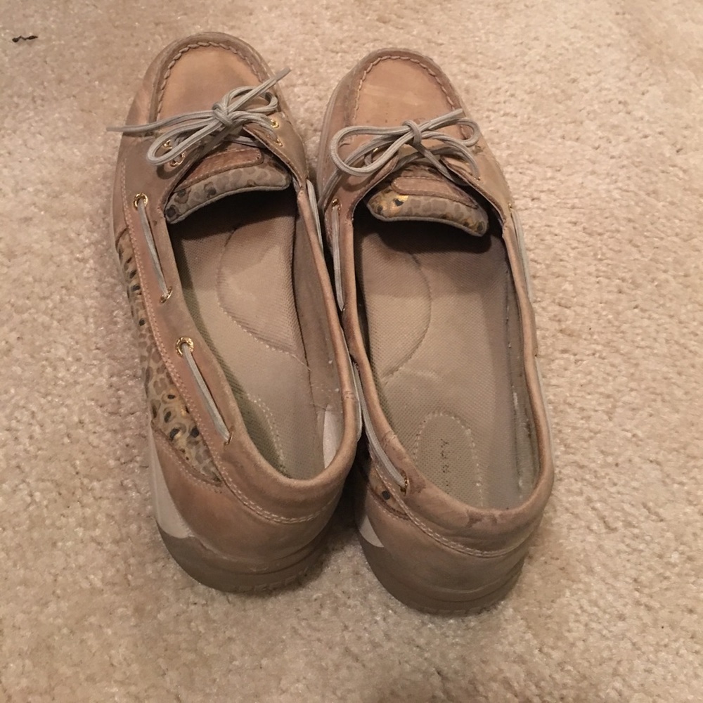 Leopard Sperry Shoes